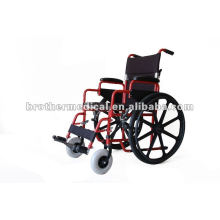 Multifunction Steel Wheelchair with Mag Rear Wheel